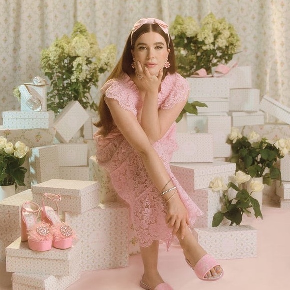 Hill House The Lace Ellie Nap Dress in Pink Lace Collector’s Edition | M - Picture 10 of 16